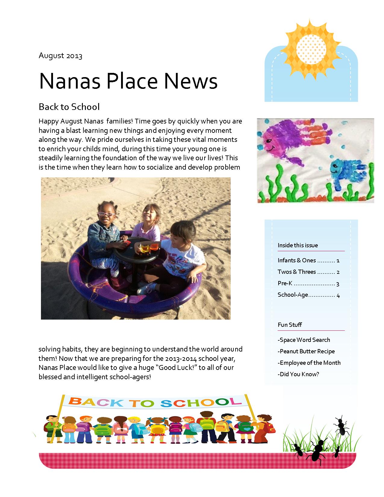 Nanas Newsletter
