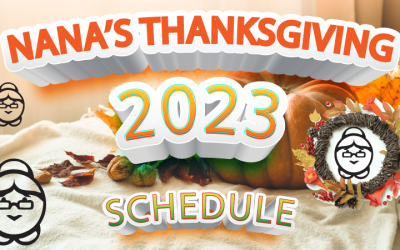 Thanksgiving week Schedule 2023